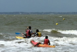 大西洋卢瓦尔河的海上皮划艇租赁 